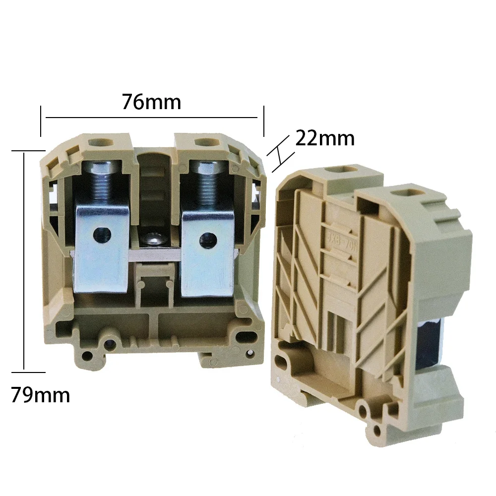 Drahtleiter SAK-70/35 Stecker Hochstrom Schraubanschluss DIN-Schienenklemmenblöcke SAK70/35