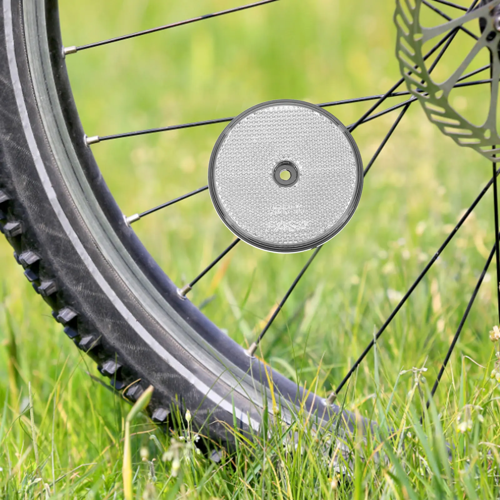 

2pcs Silver Reflective Sheets for Bikes Trailers Driveways High Visibility Waterproof Reflectors for Vehicles
