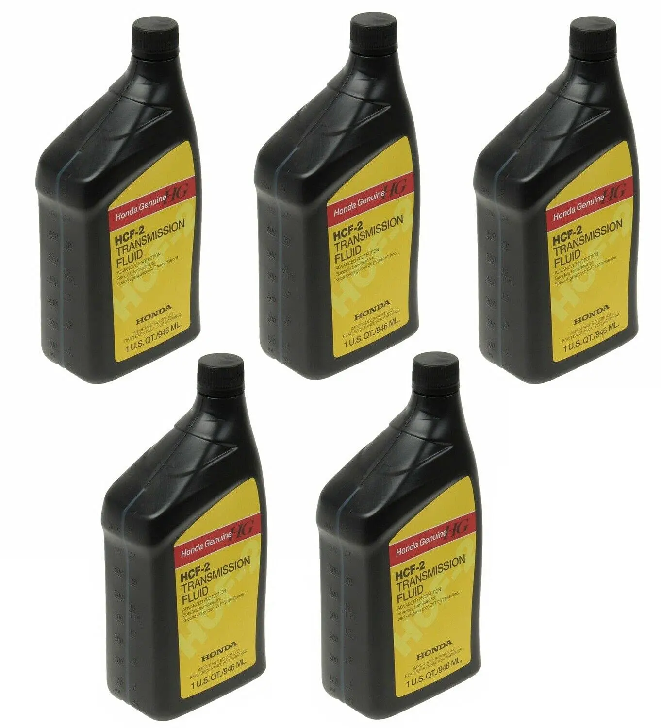 

Set of 5 Quarts Automatic Trans Fluid HCF-2 Compatible with Accord Civic