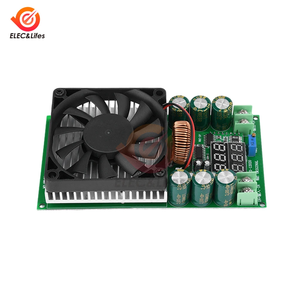 25-120V to 1.2-75V 600W Adjustable Step Down Buck Converter Power Supply Voltage Regulator Module with voltage current display