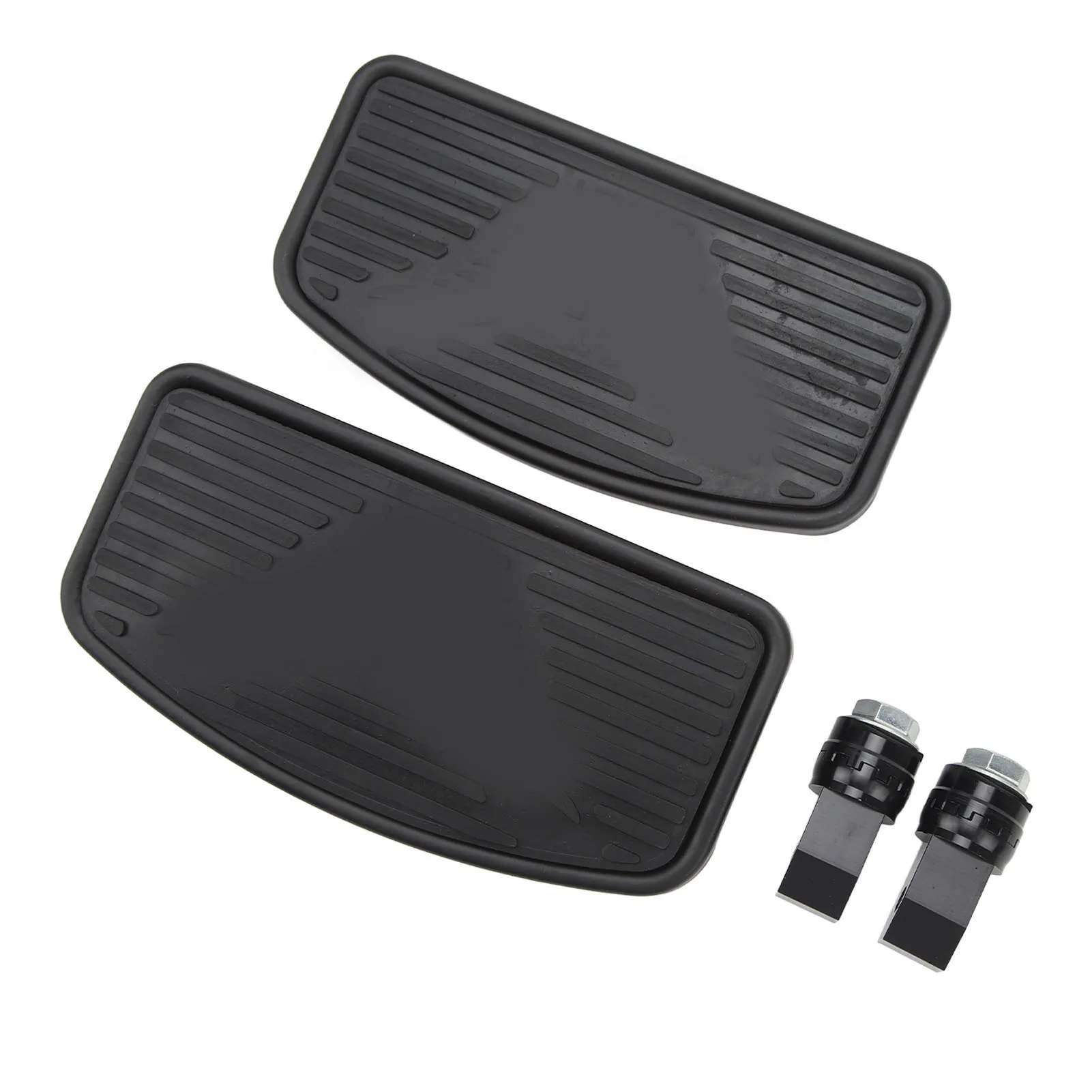 1pair Motorcycle Rear Floorboard Adjustable Passenger Foot Pegs For VTX1300 VTX1800 Black Foot Pegs Motorcycle Rear Floorboard