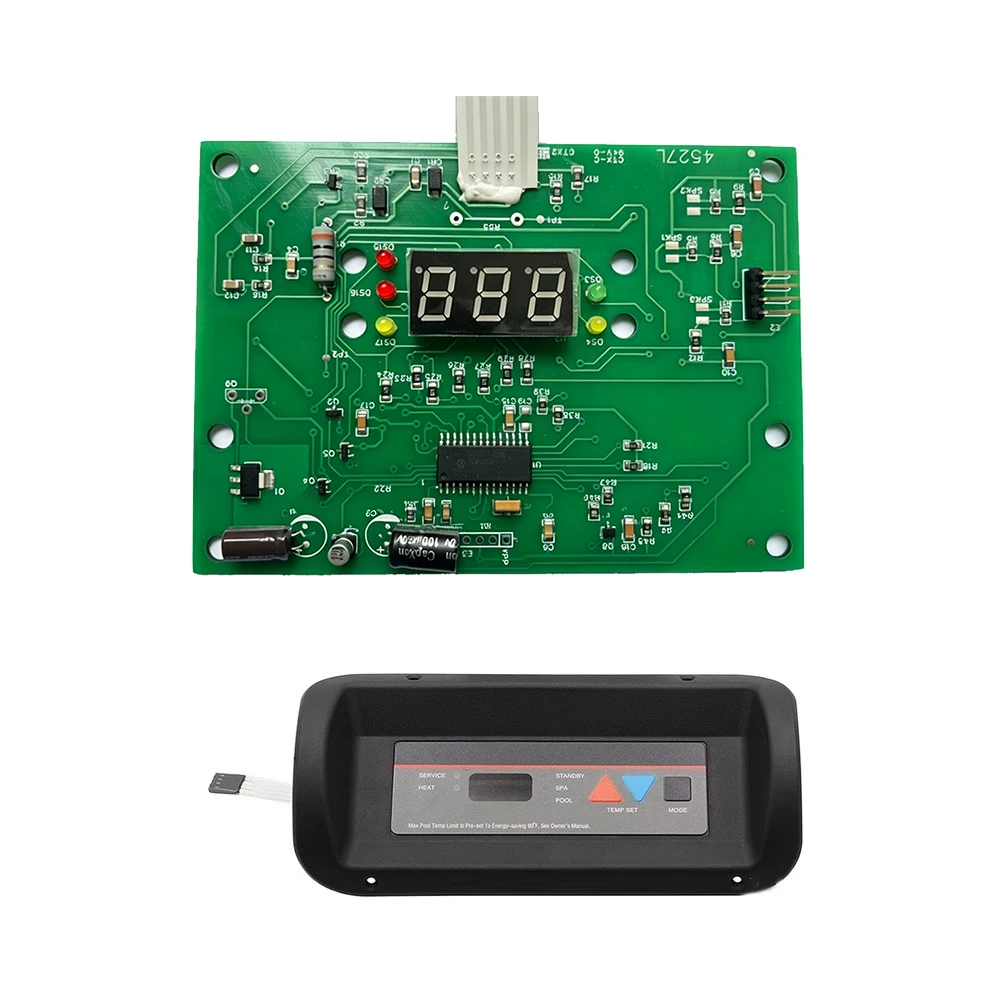 For Hayward Pool Heater Keypad and Display Board Set Compatible with H150FDN H200FDN H250FDP H300FDN H350FDP H400FDN