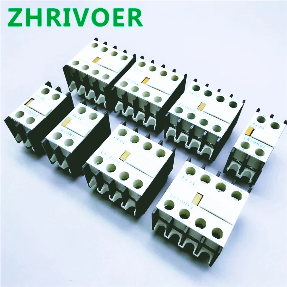 

LA1-DN22 LA1-DN11 F4-22 F4-11 F4-31 F4-40 Bloque de contactores Auxiliar El contacto auxiliar para CJX2 LC1-D Contactor de CA 4