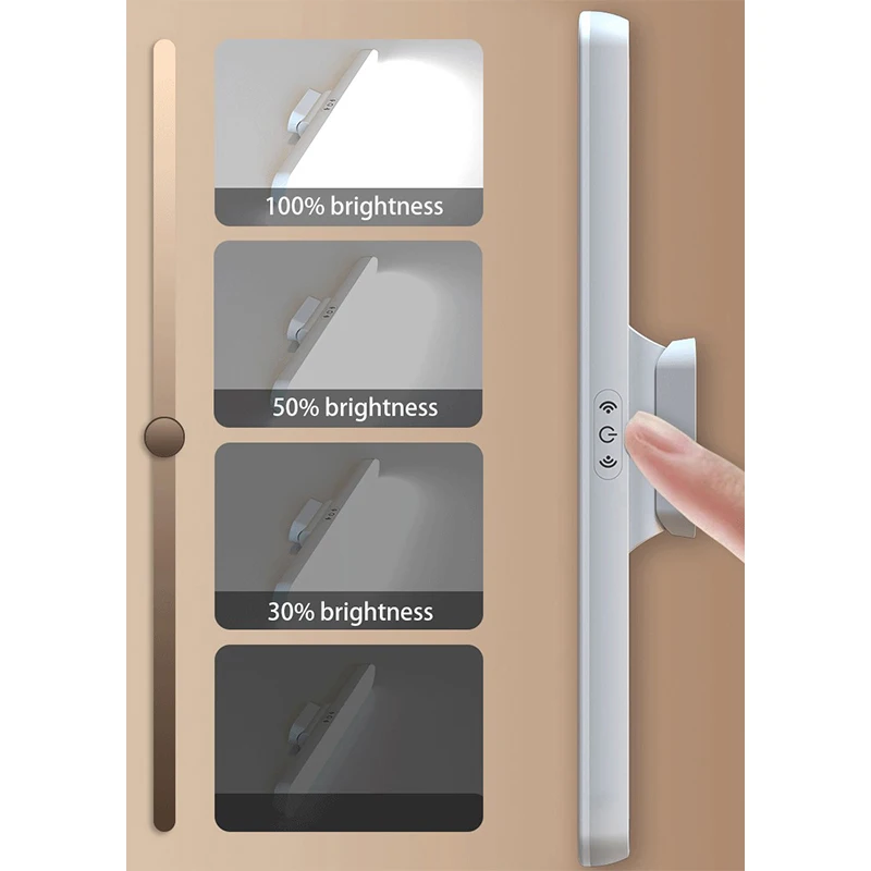 Imagem -04 - Luzes Led para Vaidade 1800mah Recarregável 32cm Proteção para os Olhos Espelho de Maquiagem Interruptor de Toque Portátil Lâmpada de Mesa de Parede