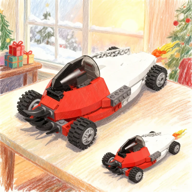 

Набор строительных блоков MOC Mr Freeze Car Super Heroes DCD (107 деталей) — модель Бэтмена, конструктор, развивающая игрушка, рождественский подарок