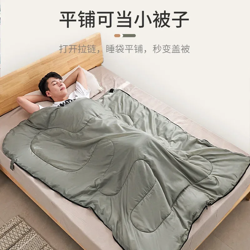 Four Seasons Children's Extended Cotton Sleeping Bag Removable Camping Home Lunch Break School Dormitory Warm Skin-friendly