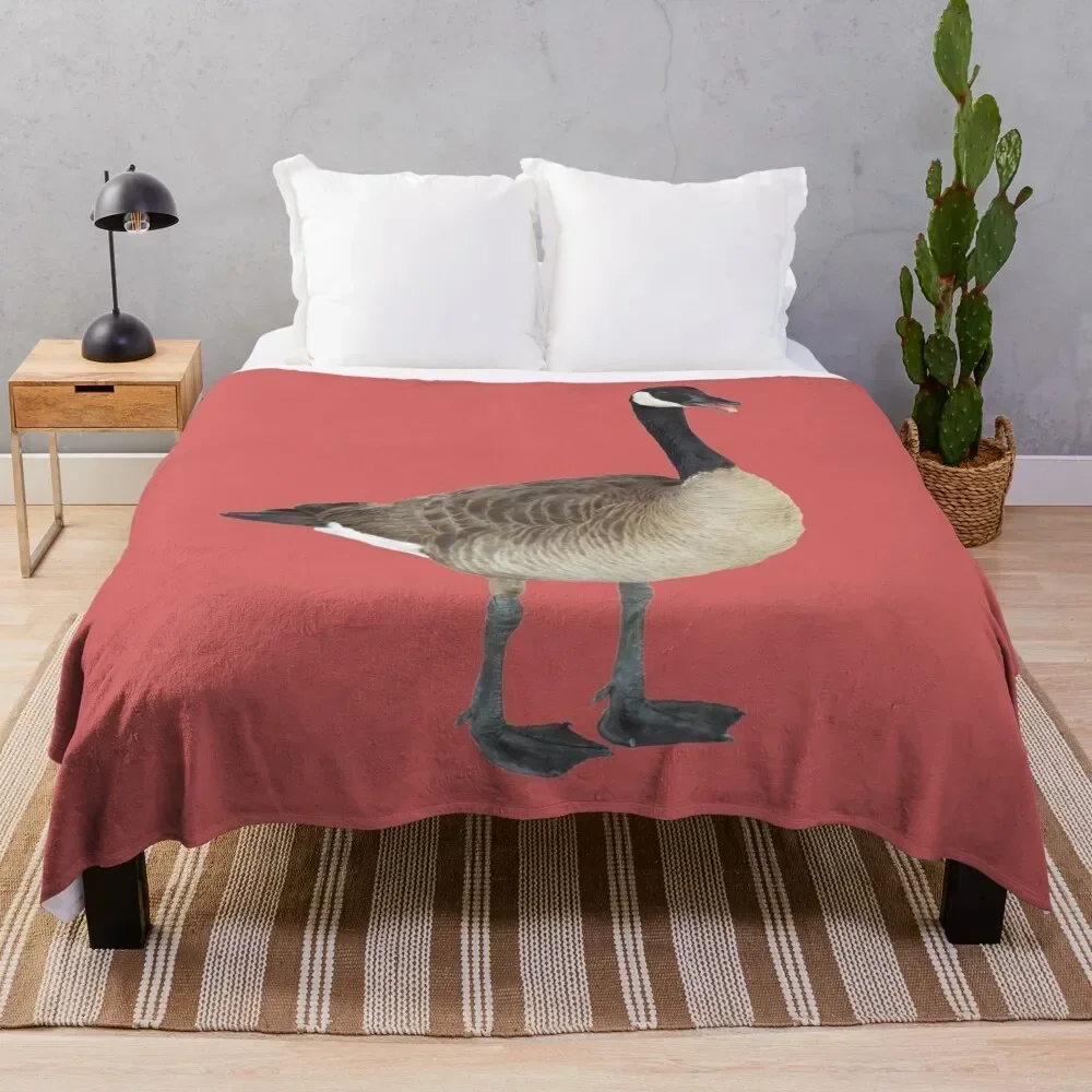 

Panting Goose Throw Blanket Elegant Warm Throw Blanket for Hotel Home