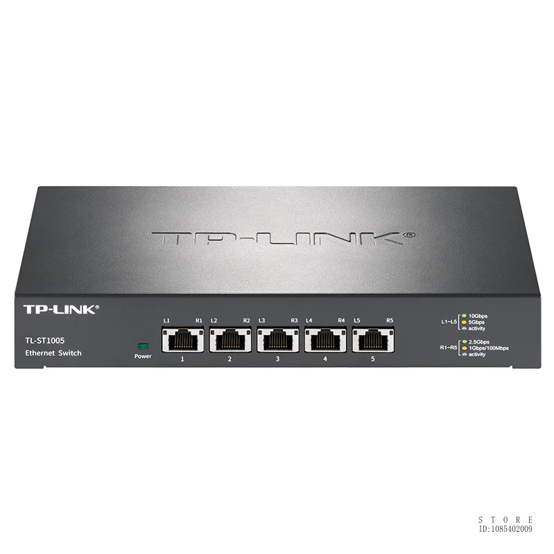 TP-Link 5 Port 10G/Multi-Gig Unmanaged Ethernet Desktop Switch, Plug & Play, Fanless, Sturdy Metal, Speed Auto-Negotiation