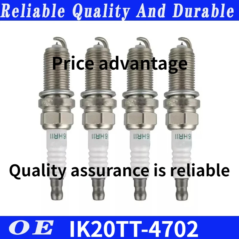 

4PCS Highquality Dual Iridium Spark Plug For Audi Chery VW Toyota Subaru Honda Lexus Seat Skoda Citroen Opel Peugeot IK20TT-4702