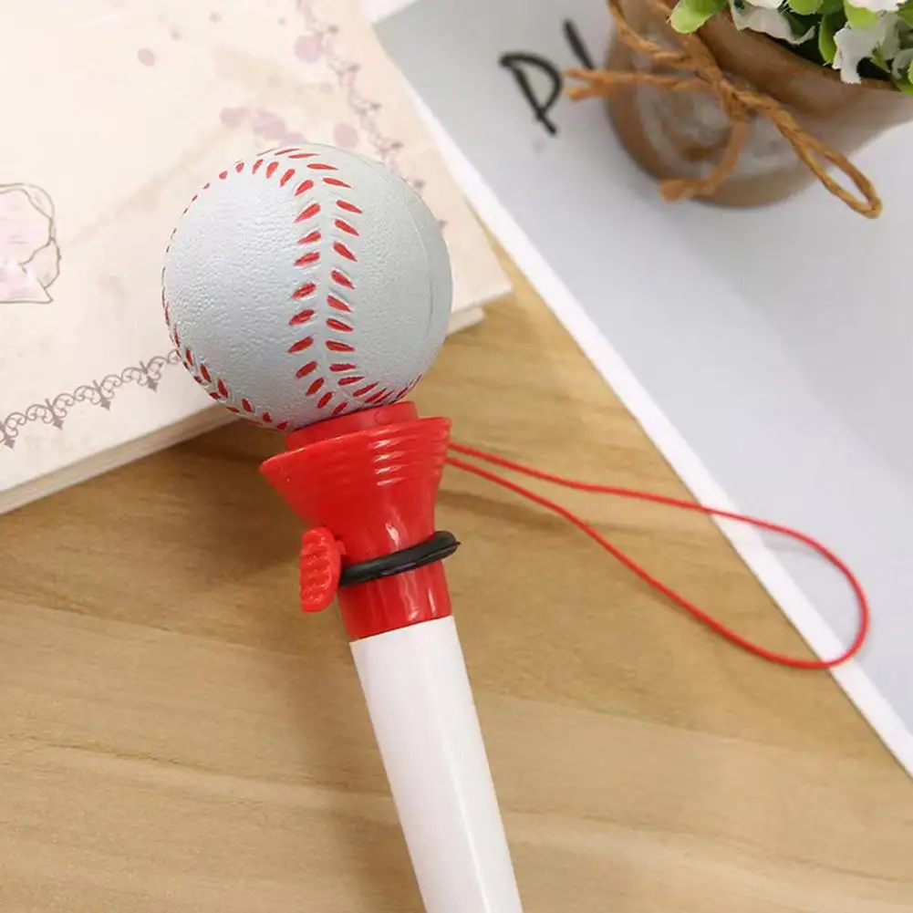 Soccer Ball Decoration Pen Smooth Writing Ballpoint Pen Novelty Sports-themed Decompression Bounce Ballpoint Pen for Students