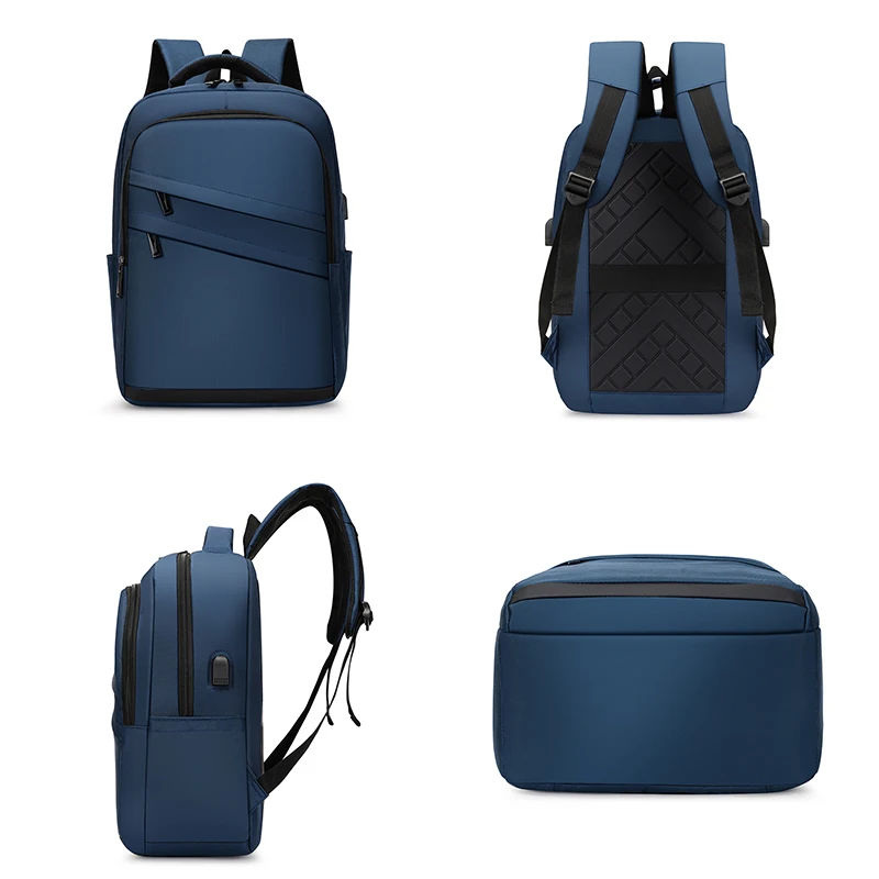 Herren Business Rucksack Neue USB Lade Rucksack Für Laptop 15,6 Nylon Wasserdichte Tasche Große Kapazität Rucksack Für Männliche