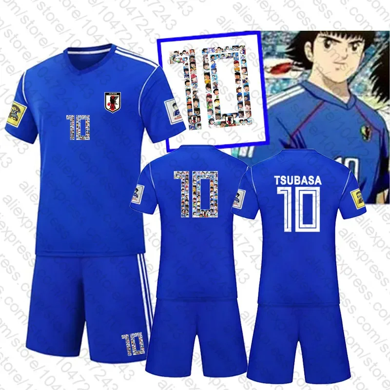 Conjunto de ropa de fútbol del capitán Tsubasa JFA, N ° 10, Ozora Tsubasa, ropa de Cosplay