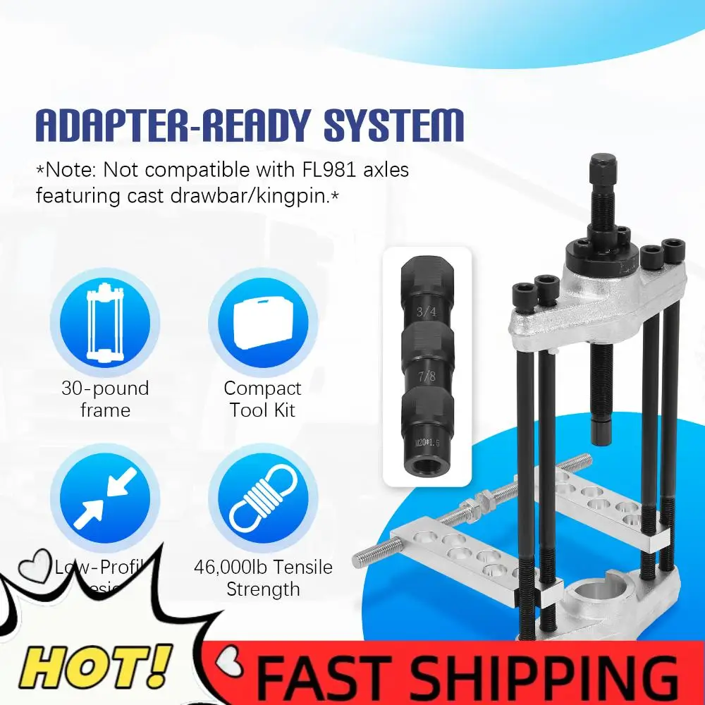 

Инструмент для снятия и установки шарниров подвески (King Pin Press) для тяжелых грузовиков, подходит для транспортного оборудования классов 3-8, модель 90150