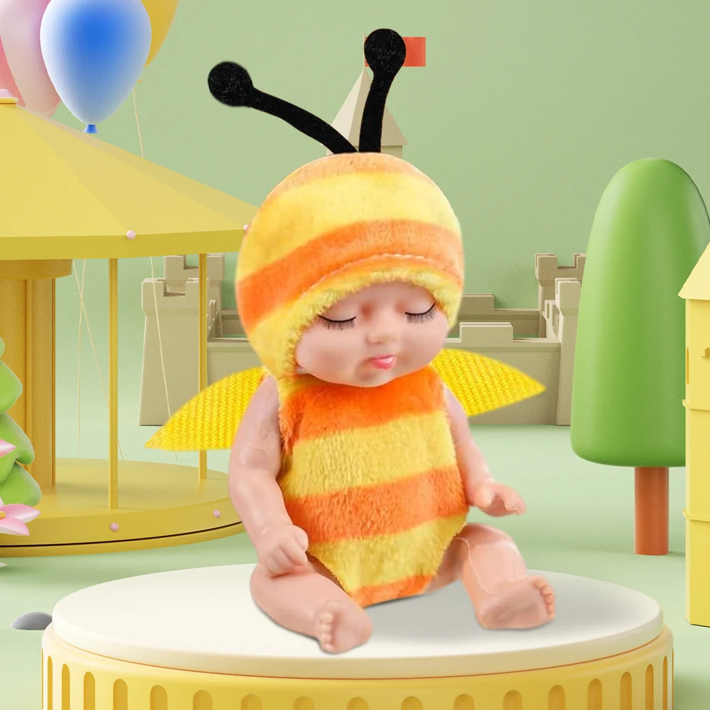 1/6 pièces 11 cm Mini Reborn bébé poupée réaliste bébé poupée jouets petites poupées enfants filles jouets pour enfants cadeau d'anniversaire