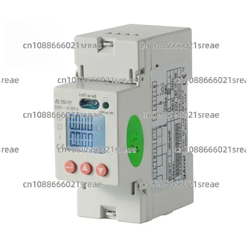 Acrel DDSD1352-C Energy Counter EV Charging Smart Meter with 100A Open CT and RS485 220V AC