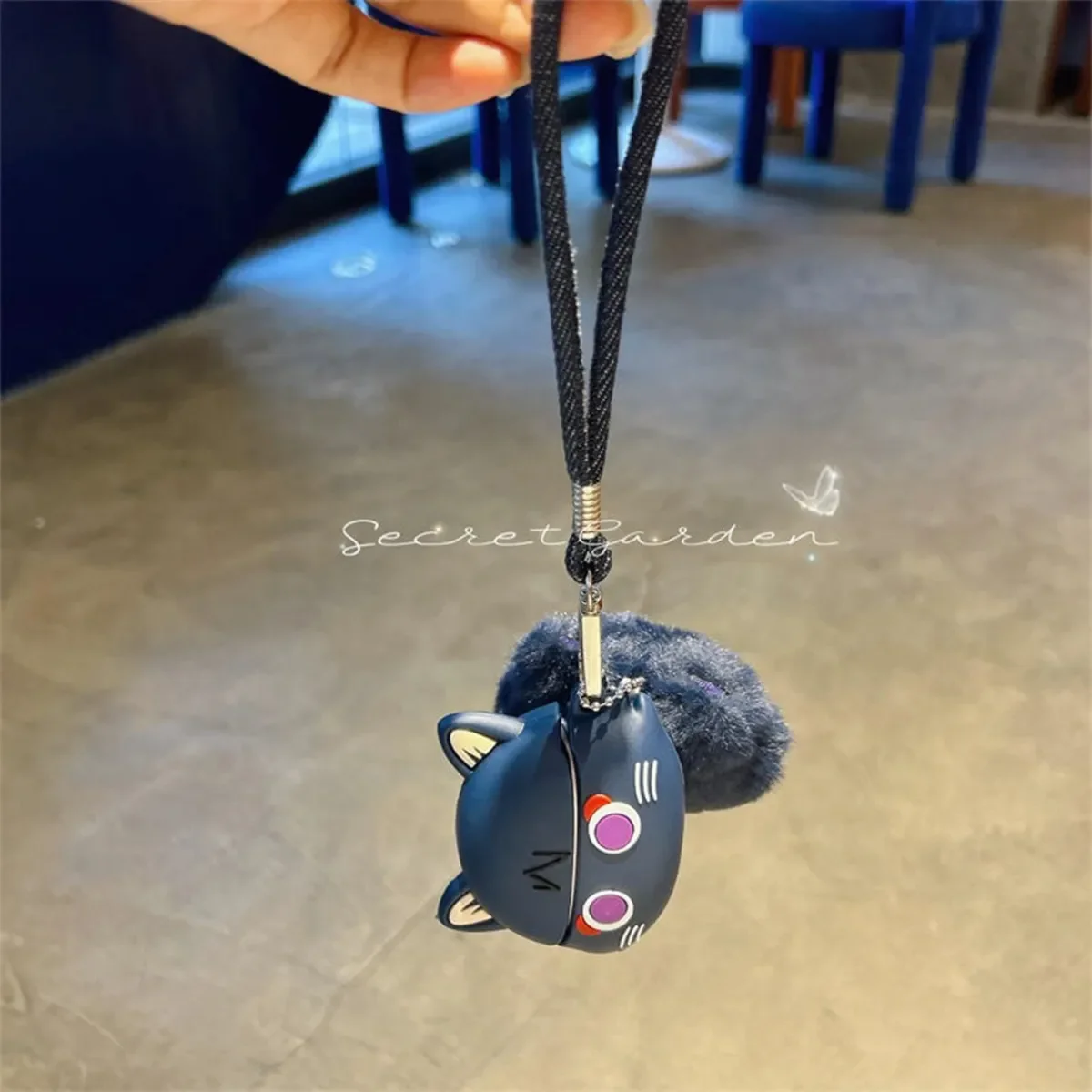 game Genshin Impact wanderer Cosplay Anime peripherals cute bluetooth headset decorative protective case (No headphones) view 4