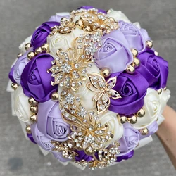 Purple Wedding Bouquet Flowers
