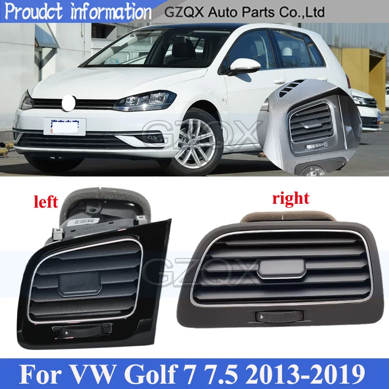 

CAPQX Air Conditioning Outlet Vent For VW Golf 7 7.5 MK7 MK7.5 2013-2019 Center Console Ventilation Air Conditioning Vent