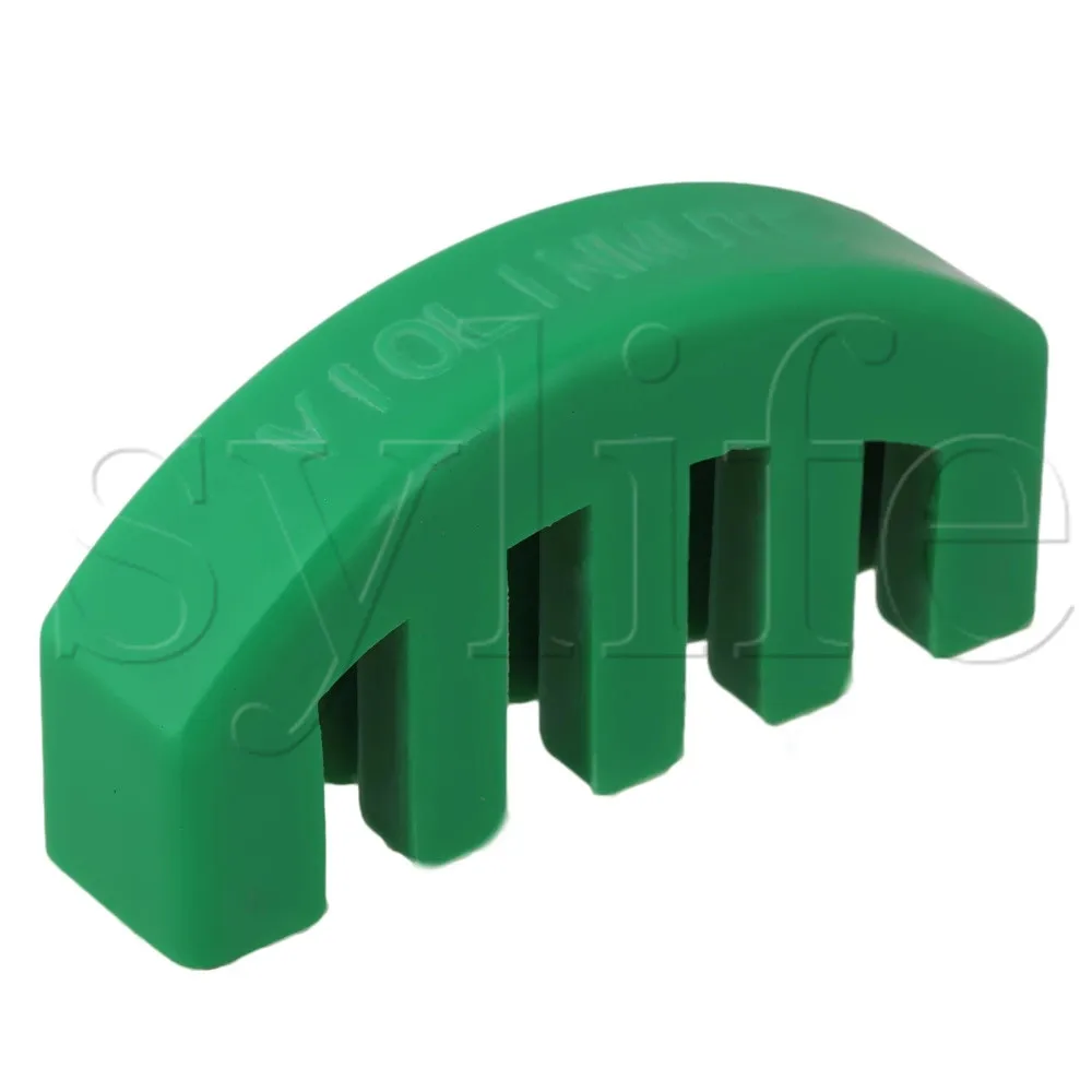 Green Rubber 5 Prong Practice Fiddle Mute Silent Silencer for Violin