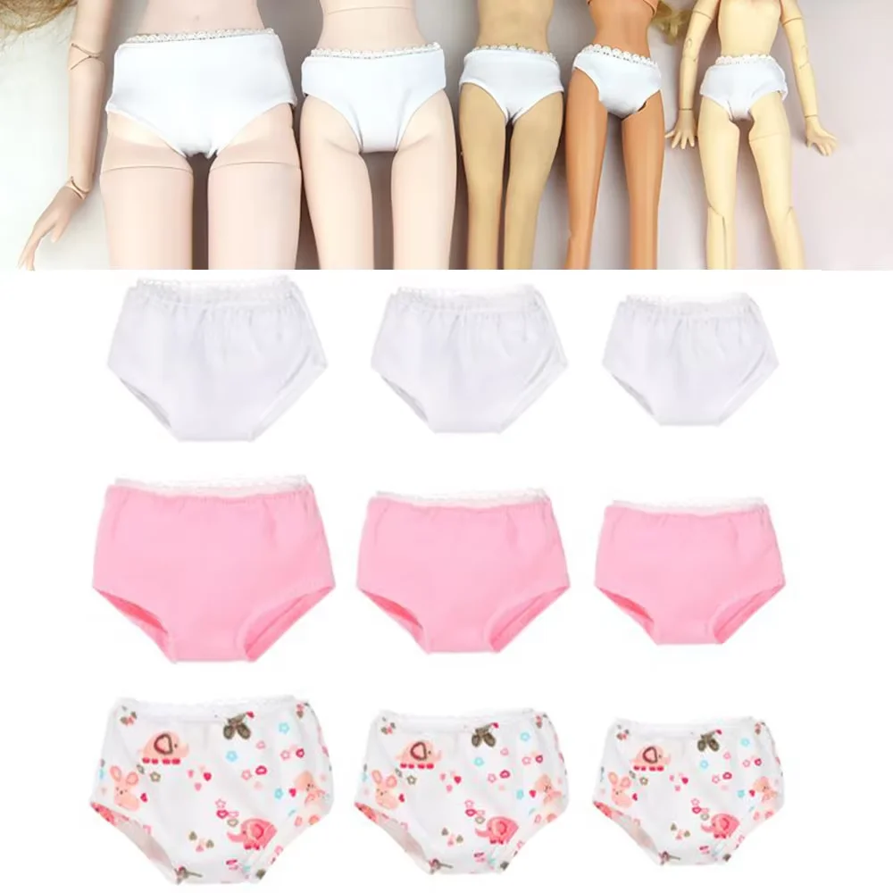 Multi Size Doll Briefs Underwear for 1/12 1/6 1/4 1/3 Doll Clothes Accessories Doll House Decoration Kids Children DIY Doll Toys