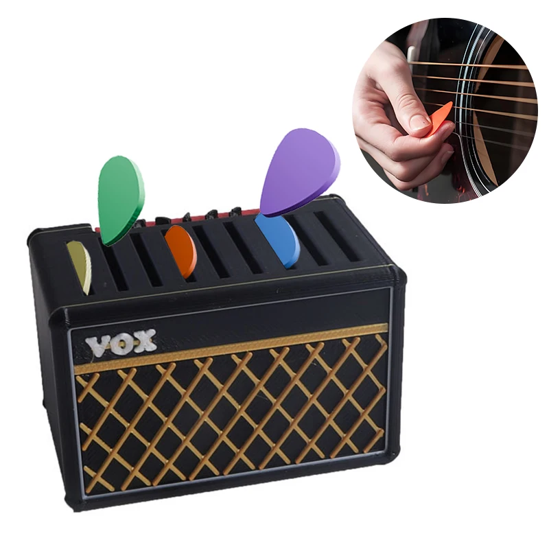 Guitar Picks Holder Box, Guitar Pick Display Holder, Guitar Pick Storage Box Set For Guitar Players And Music Enthusiasts