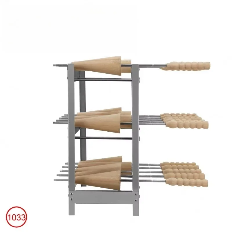 Chimney Cake Roller Stand Chimney Cake Wood Roll Shelf