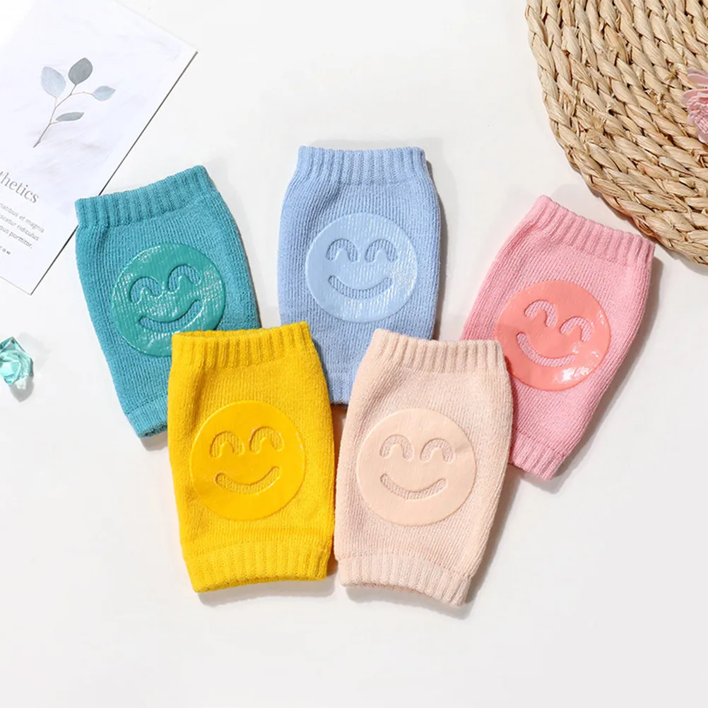 3 pair Crawling Protector Kneepads Cotton Breathable Elastic Halloween Christmas New Year Baby Knee Pad Sweat
