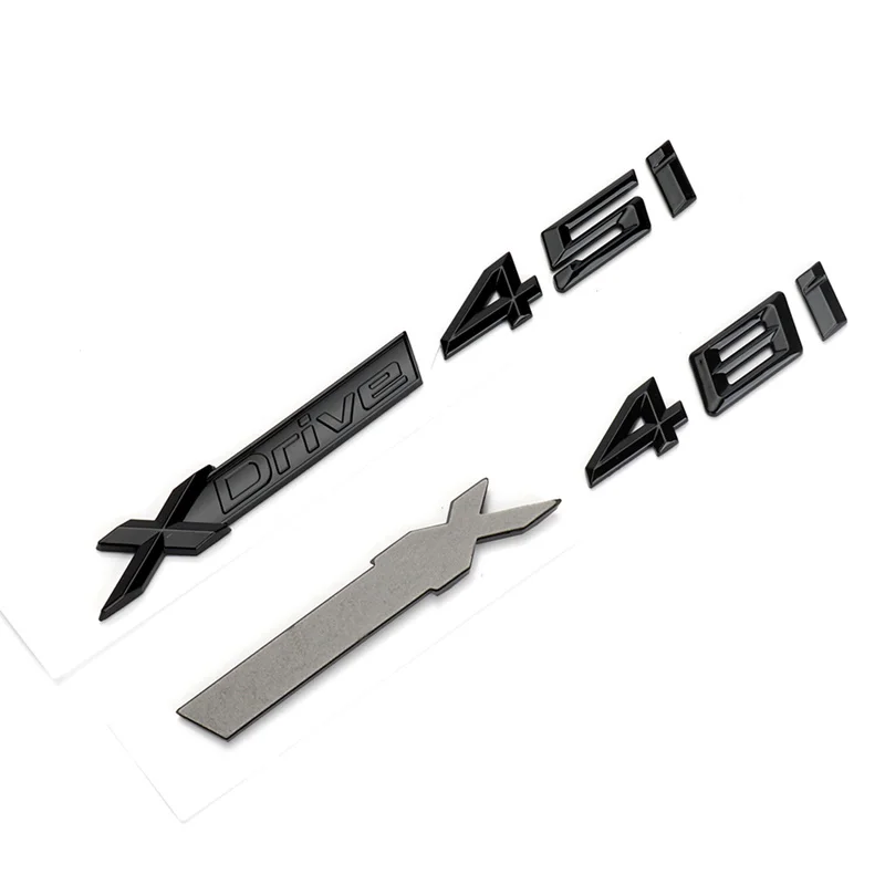 3D ABS Black Logo XDrive 18i 20i 25i 28i 30i 35i 40i 50i Emblem Car Trunk Badge For X1 X3 X5 X6 E70 F15 F16 F25 F30 Accessories view 2