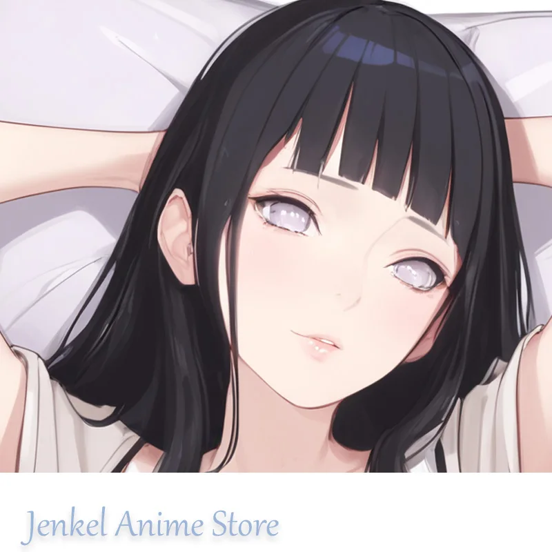 Dakimakura Anime Pillowcase Hinata Life-size Double-sided Print Body Pillow Cover