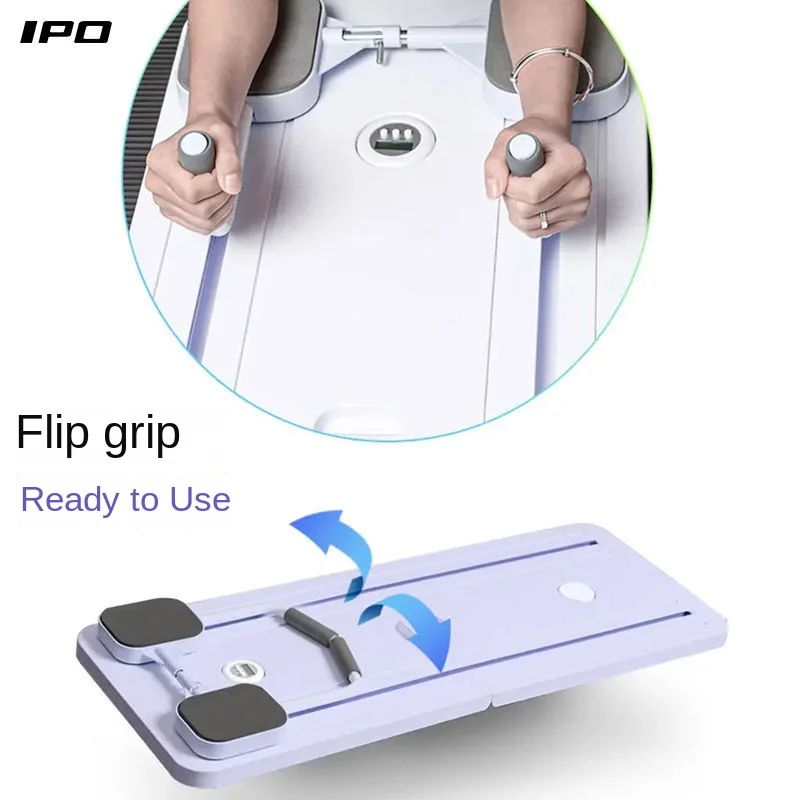 New Multifunctional Abdominal Board Fitness Board Foldable Abdominal Board Wheel Men\'s and Women\'s Abdominal Muscles Household