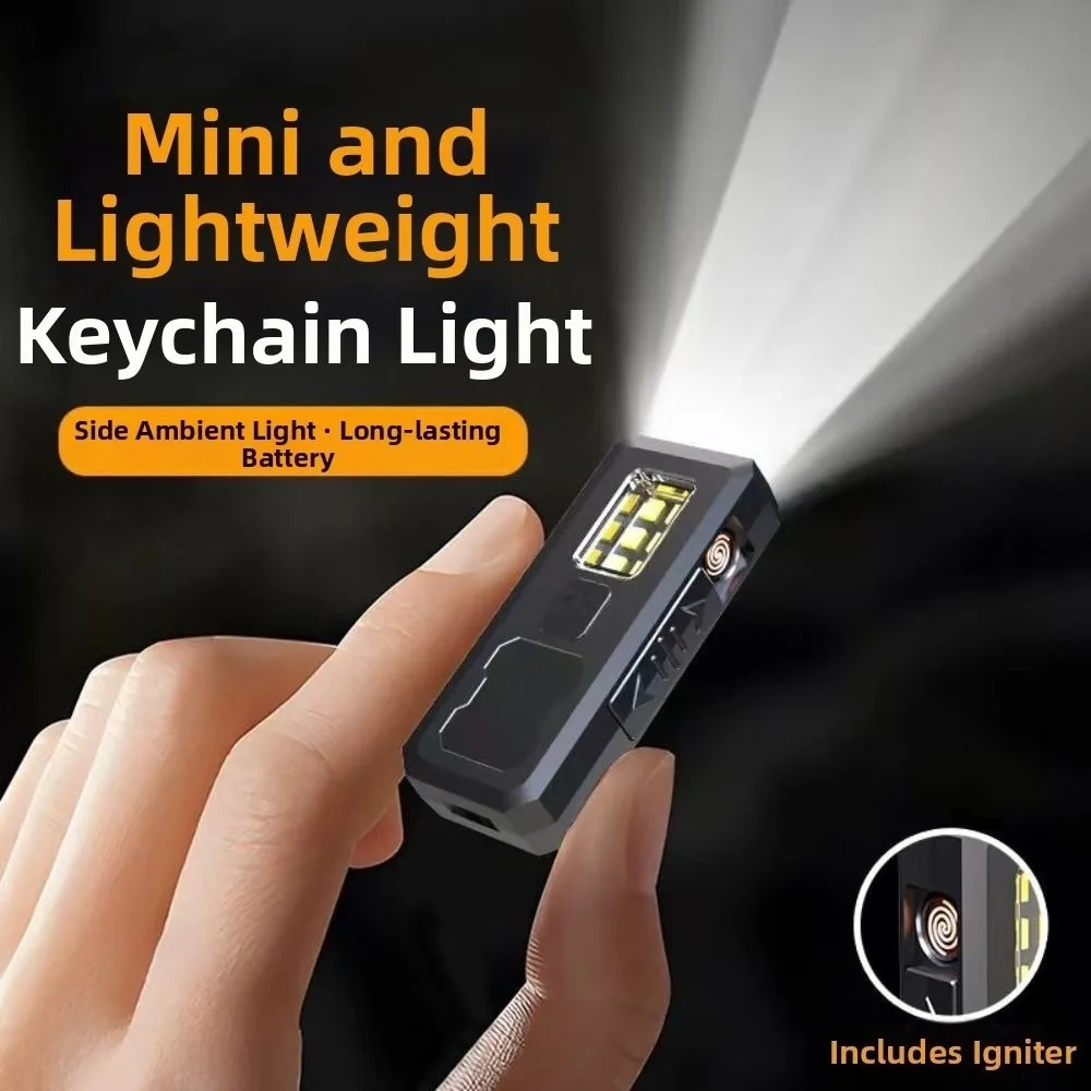 Magnetic Base LED Inspection Light Waterproof Portable Rechargeable Flashlight Clip-on TYPE-C Charging Work Torch Campers