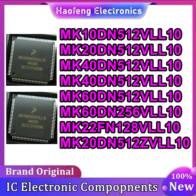 MK10DN512VLL10 MK20DN512VLL10 MK40DN512VLL10 MK40DN512VLL10 MK60DN512VLL10 MK60DN256VLL10 MK22FN128VLL10 MK20DN512ZVLL10 ใหม่