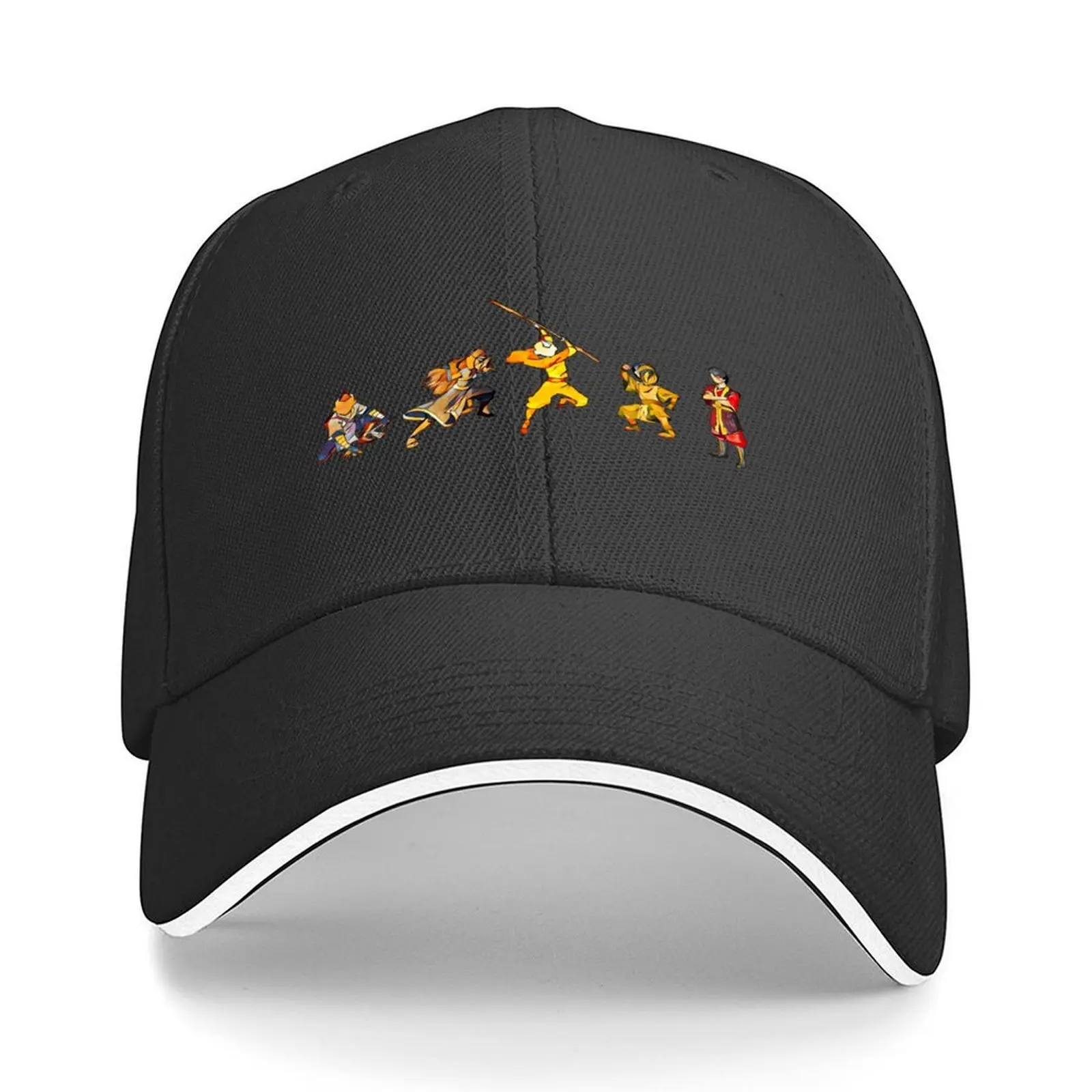 

The Gaangs All Here Stylized Watercolor Portrait Baseball Cap Fishing cap fun hats black Golf Hat Man Women's Men's