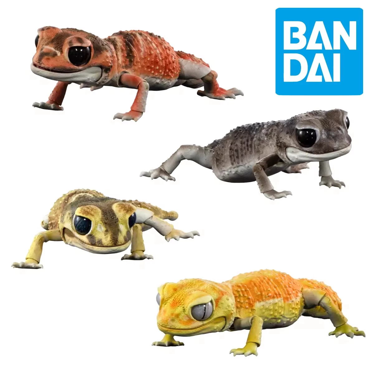 

Bandai Biological Big Picture Mirror Tumor Tail Shougong Fat Tail Gecko Model Toy