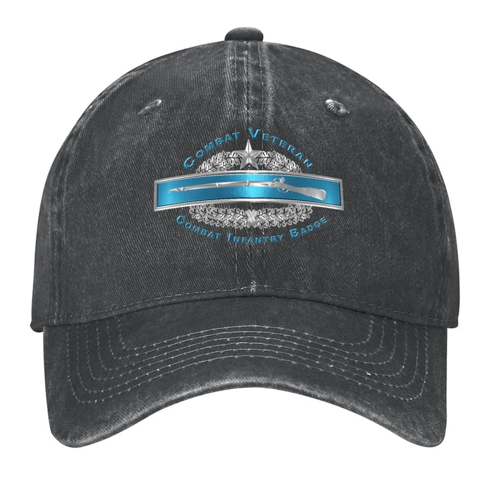 

CIB Combat Star Veteran-Combat Infantry Badge Baseball Cap Luxury Cap Hip Hop Anime Gentleman Hat Men Caps Women's