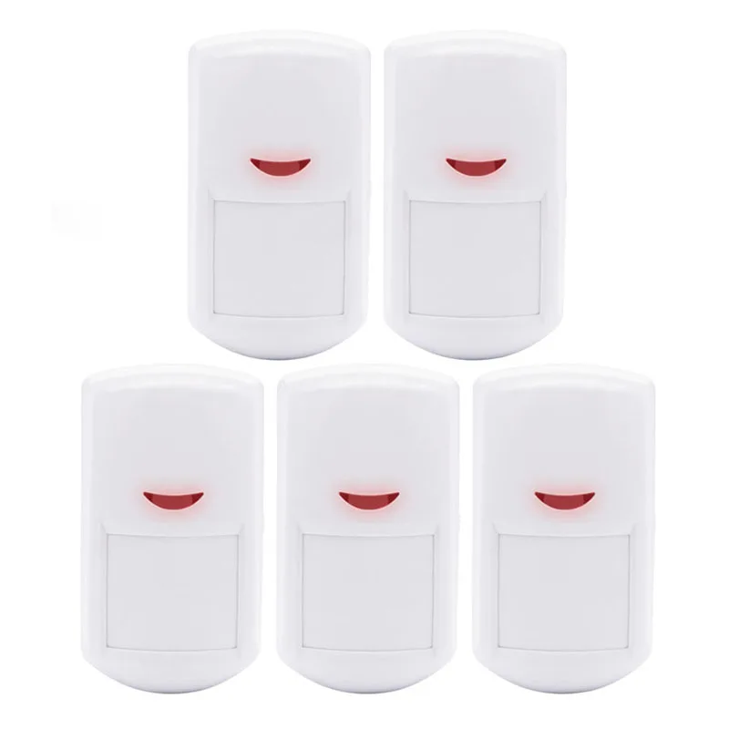 

Беспроводной детектор движения 433 МГц для помещений с LED-подсветкой, PIR-технология, питание от батареи 9В, широкий диапазон обнаружения для внутренней безопасности