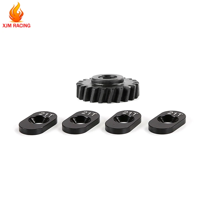 Metal Medium-difference High-speed Helical Small Teeth Gear 21T for 1/5 Losi 5ive-t Rofun Rovan LT Kingmotor X2 Rc Car Parts