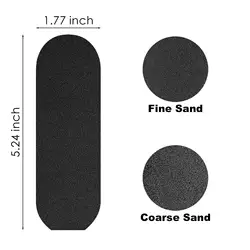 Stainless Steel Foot File Refills, 40 Pieces Replacement Pads, Foot Rasp Pad with Removable Glue