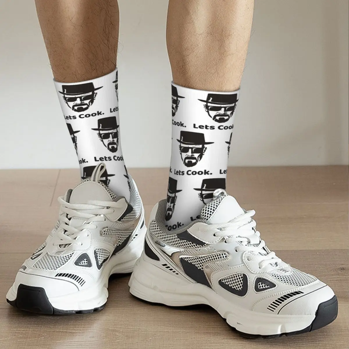 كسر سيئة هايزنبرغ الجوارب Harajuku جوارب امتصاص العرق كل موسم الجوارب الطويلة اكسسوارات للجنسين هدية عيد ميلاد