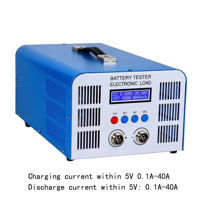 Imagem -03 - Corrente Bateria Capacidade Tester Bateria de Lítio Ferro Carga Ternária de Poder de Lítio e Descarga Ebc-a40l Ac110v 220v 40a Alta