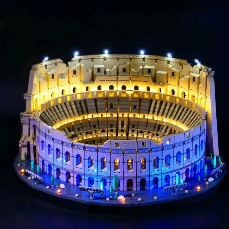 RC DIY LED Light Kit For LEGO 10276 Colosseum Building Blocks Set (Only LED Light,Without Blocks Model)