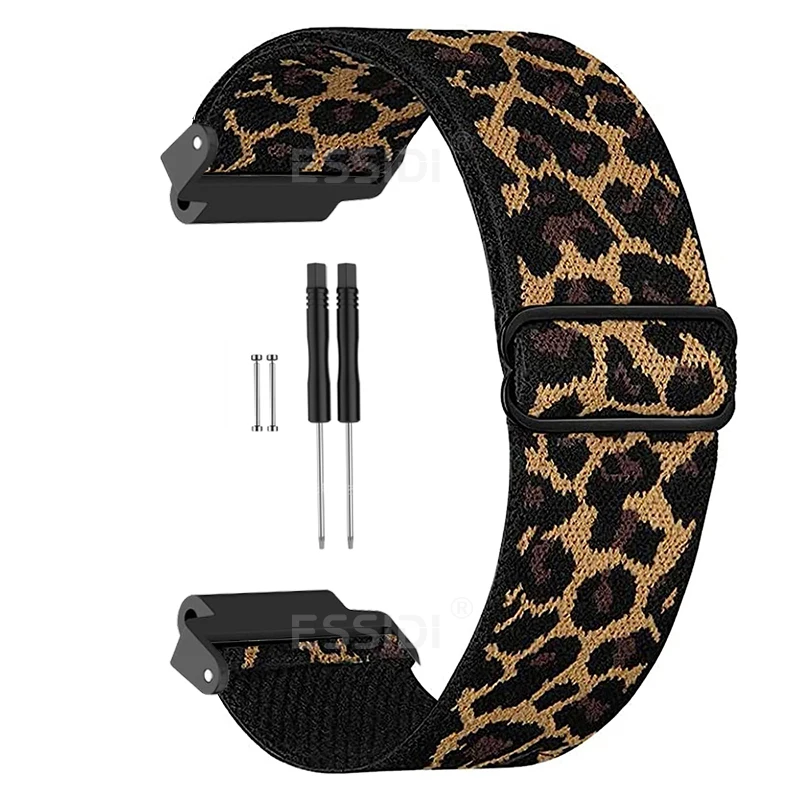 Solo cinturino in nylon per Garmin Forerunner 735XT cinturino per orologio intrecciato morbido per 220 230 235 620 630 Approach S5 S6 S20 Loop