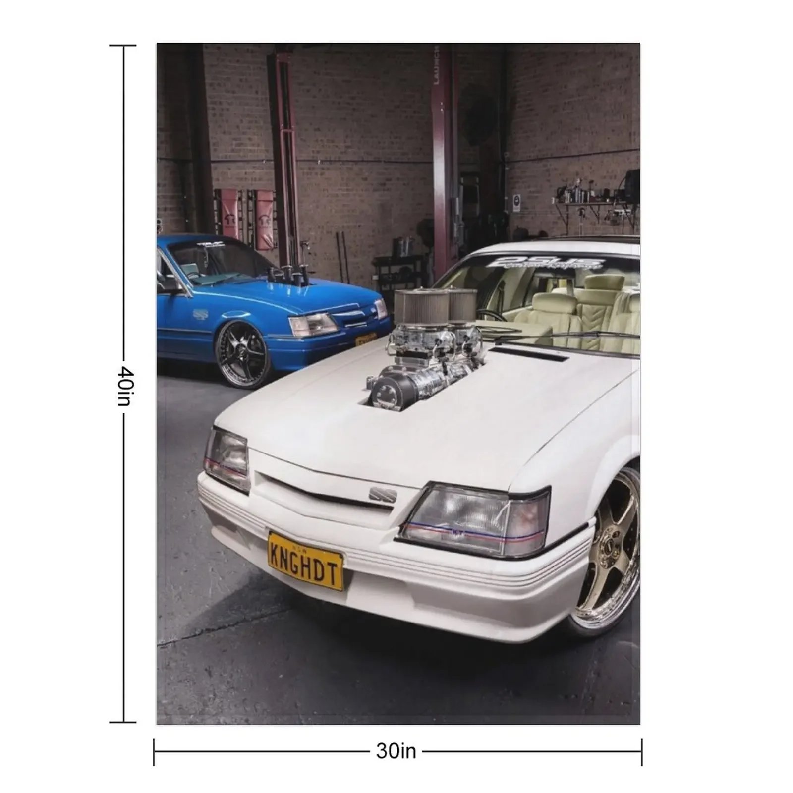 Ray and Tony's Holden VK Commodores Throw Blanket Thins Retros heavy to sleep Loose Blankets