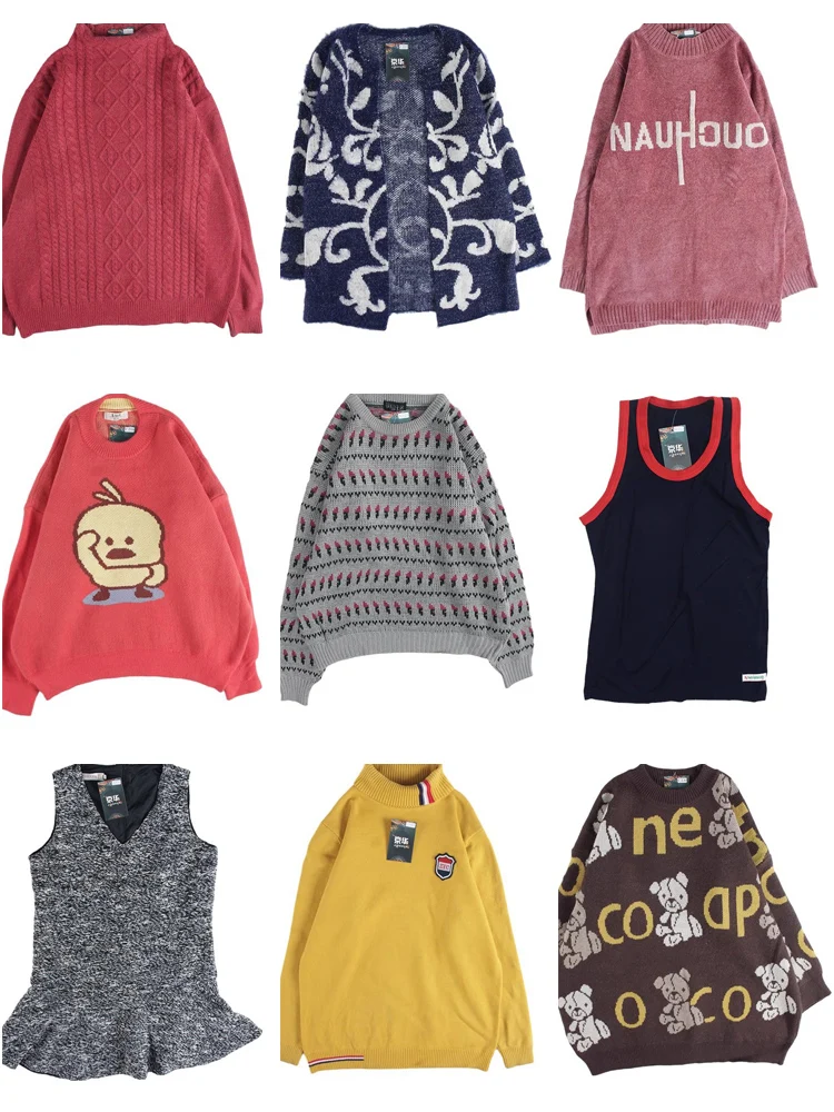 

Vintage Loose ex Fair Isle Wool Sweater Pattern Autumn Winter Faion Commute Sle Regular Thin Long Sve Cre...