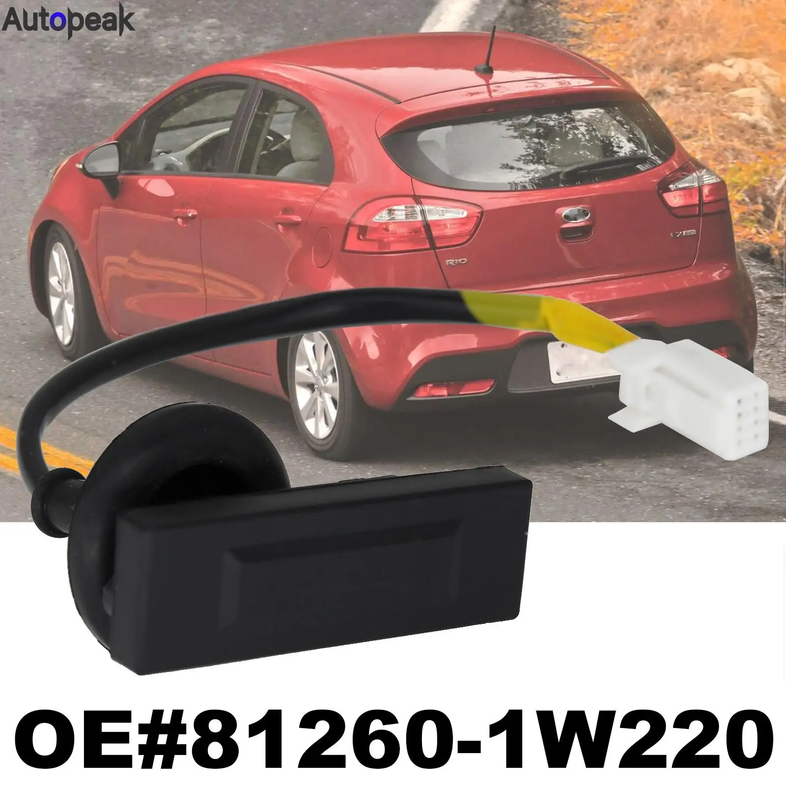 

Car Rear Tunk Lock Release Handle Switch Knob For Kia Rio Pride Picanto TB Cee'd Hyundai i30 FD OE# 81260-1W220 Car Replacement