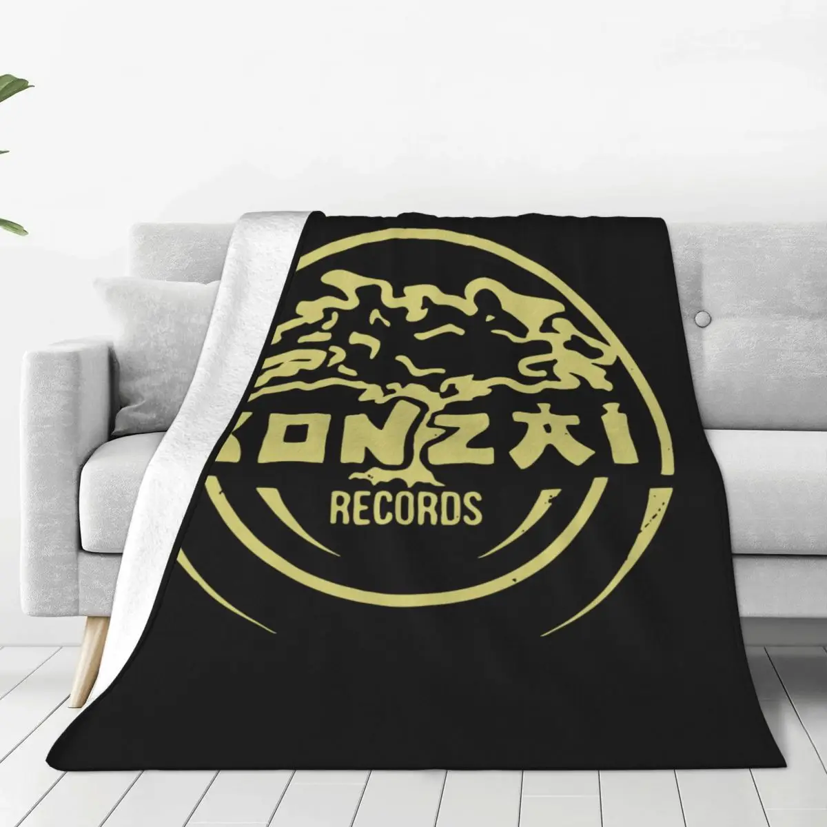 THUN-Music-DERDOM Velvet Throw Blanket Hardcore Wizard Blankets for Sofa Travel Ultra-Soft Bedding Throws