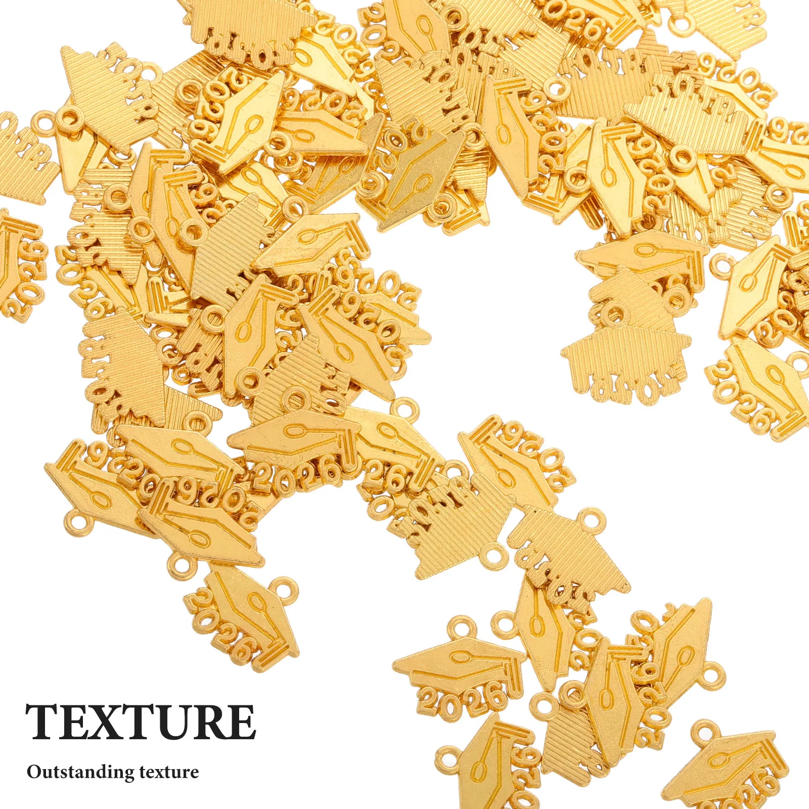 100Pcs Alloy Graduation Cap Ch - огляд і ціна Jewelry Making Classes