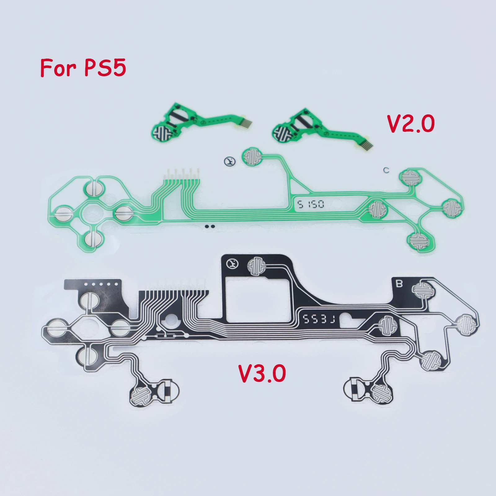 Original conductive film For PS5 LR cross function key ribbon cable carbon film for PS5 V1 V2 V3 Controller Keypad Flex Cable