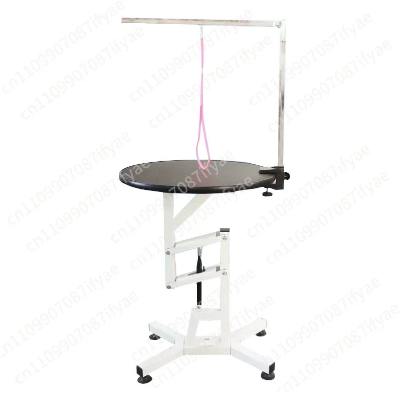 Pet shop beauty table large and small dog simple beauty table rotating desktop pneumatic lifting pet cat and dog shearing table