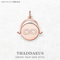 Pendant Rose Gold Eternity Brand New Fashion Romantic Jewelry Europe Accessories 925 Sterling Silver Soul Gift For Woman